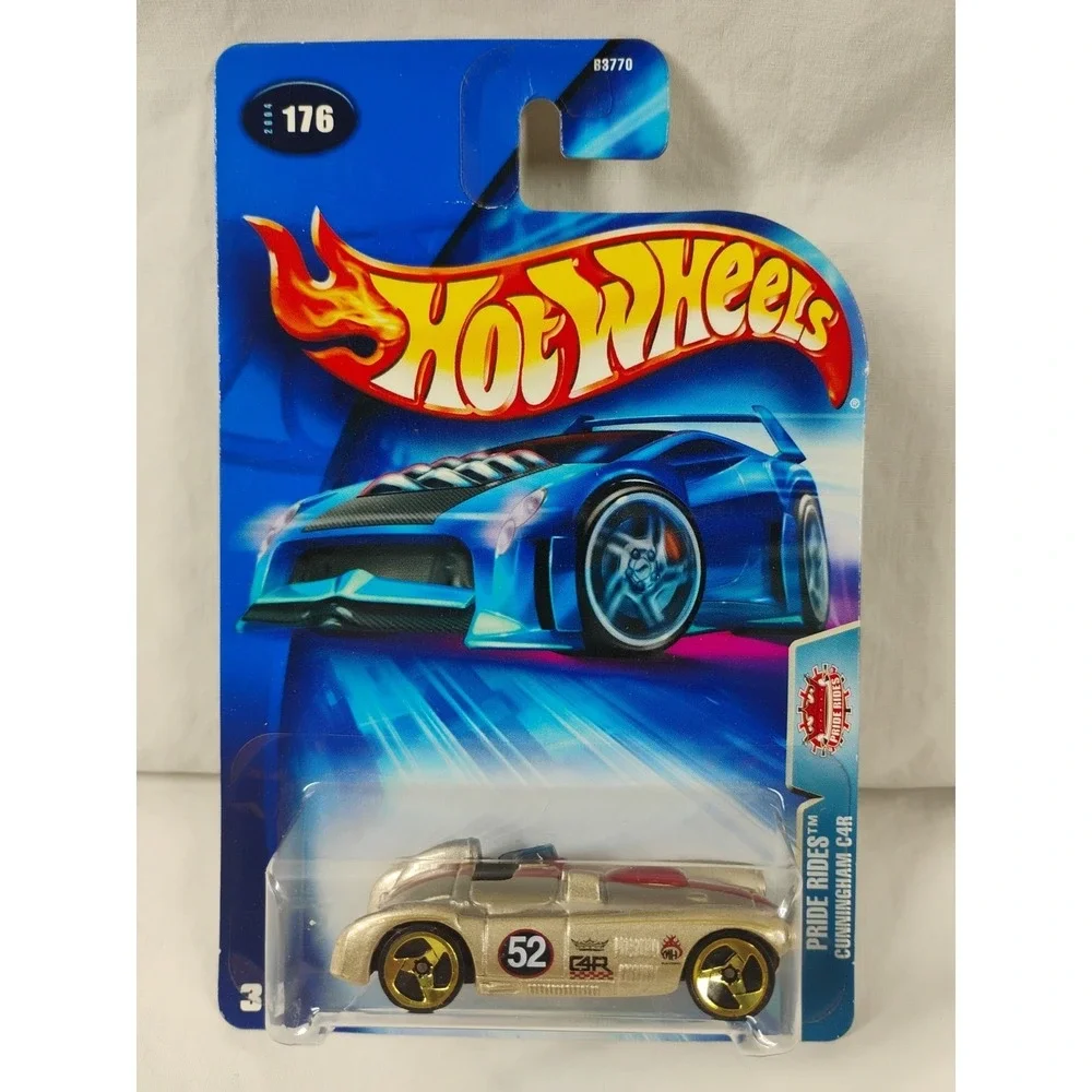 Hot Wheels 2004 #176 Pride Rides Cummingham C4R‎ Classic Race Car